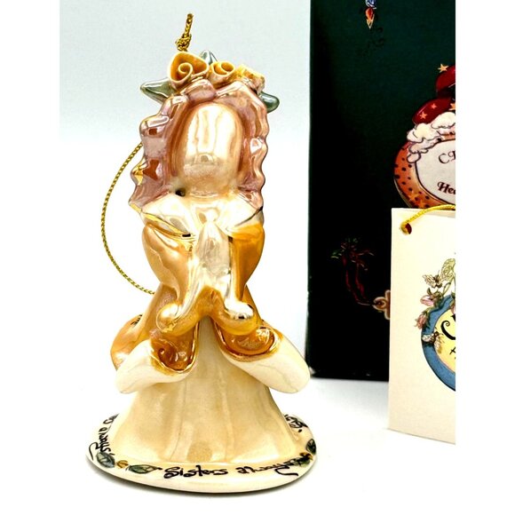 Sisters Always Yellow Ornament by Blue Sky Clayworks Heather Goldminc - Picture 2 of 5